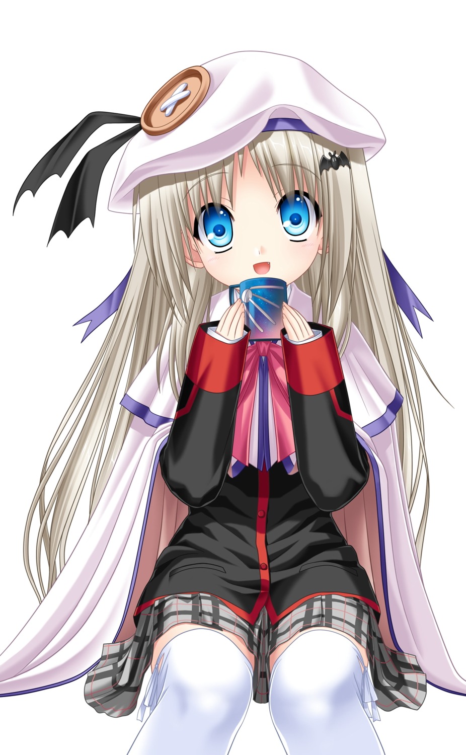 key naga kud wafter little busters! noumi kudryavka seifuku thighhighs